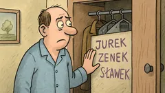 Dowcip: Tu był Jurek, tu był Zenek...