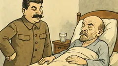 Dowcip: Stalin odwiedza Lenina w Gorkach