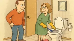 Dowcip: Mąż pyta żonę, jak trzyma nerwy