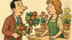 Dowcip: Poproszę piękny bukiet kwiatów…