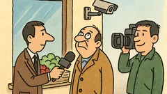 Dowcip: Sonda uliczna, na co pan patrzy?