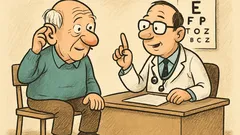 Dowcip: starszy facet ma problemy ze słuchem