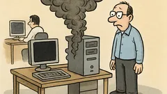 Dowcip: Informatyk: awaria? To dopiero początek