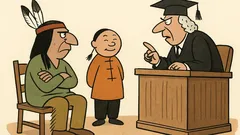 Dowcip: Wódz indiański żąda rozwodu, bo...