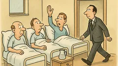 Dowcip: Do szpitalnej sali wchodzi facet