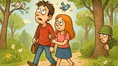 Dowcip: Wiosna, las, ptaszki… Student chce ulecieć