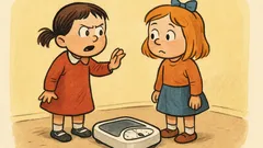 Dowcip: Dwie dziewczynki stoją przy wadze