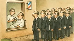 Dowcip: Pewnego dnia fryzjer strzygł księdza…