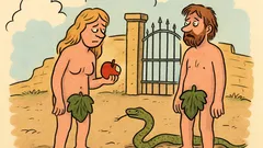 Dowcip: Ewa spotyka węża po wygnaniu