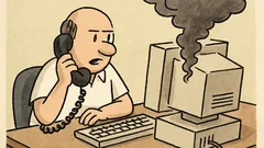 Dowcip: Użytkownik komputera dzwoni do pomocy technicznej