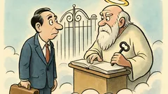 Dowcip: Prawnik staje przed perłową bramą