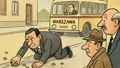 Dowcip: Gierek na czworakach zbiera kamienie