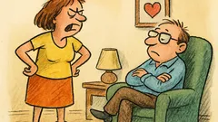 Dowcip: Po kłótni żona mówi do męża