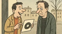 Dowcip: Wiesz, wczoraj kupiłem twoją płytę!