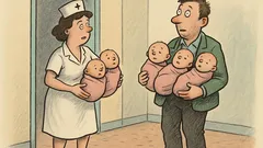 Dowcip: Położna wychodzi do oczekującego ojca