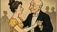 Dowcip: Margrabianka tańczy ze starym hrabią