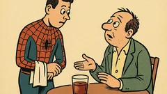 Dowcip: Dlaczego nazywają cię Człowiek-Pająk?