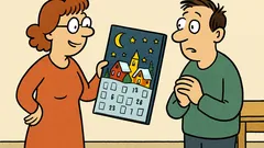 Dowcip: Kupiłam ci kalendarz adwentowy, a tam...