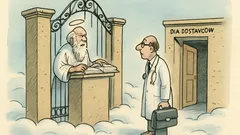 Dowcip: Dusza trafia do bram nieba...