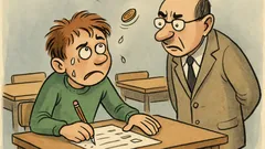 Dowcip: Student zdaje egzamin na monetę