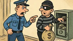 Dowcip: Co mówi policjant, łapiąc złodzieja?