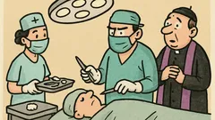 Dowcip: Lekarz mówi do pielęgniarki podczas operacji…