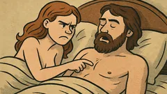 Dowcip: Adam wraca nocą, a Ewa liczy żebra