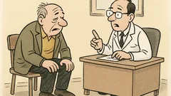 Dowcip: Ból w lewym kolanie? To wiek