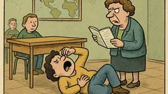 Dowcip: Z dzienniczka: Mateusz leży pod ławką