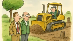 Dowcip: Czym się zajmujesz? Architekt krajobrazu…