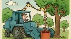 Dowcip: Co wyjdzie ze skrzyżowania szpaka z żyrafą?