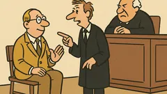 Dowcip: Na sali sądowej prawnik mówi...