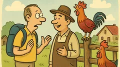 Dowcip: W agroturystyce budzi cię kogut...