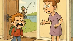 Dowcip: Jasio wraca do domu i szlocha