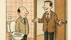 Dowcip: Facet ogląda luksusowe mieszkanie na sprzedaż...