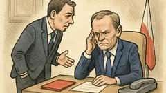Dowcip: Do Tuska przychodzi doradca z sondażem