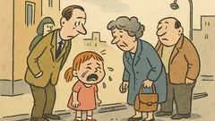 Dowcip: Mała dziewczynka płacze na ulicy