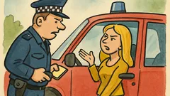 Dowcip: Policjant zatrzymuje blondynkę za prędkość